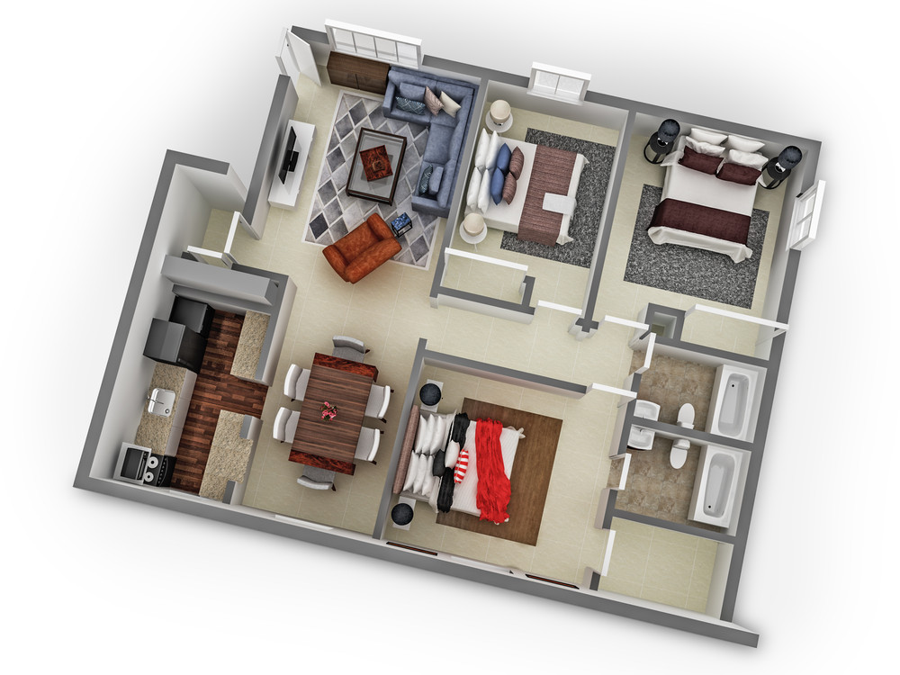 Three Bedroom FloorPlan